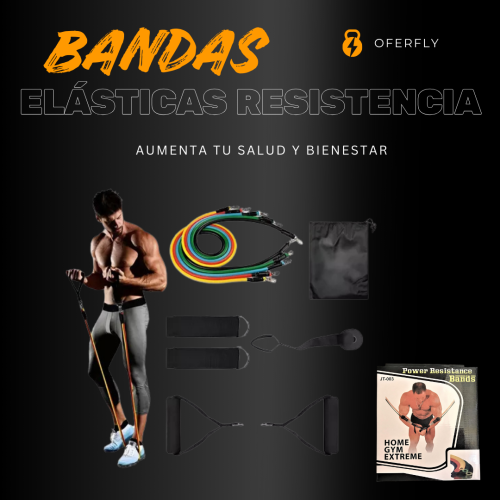 Kit de Bandas Elásticas de Resistencia | Gym y Entrenamiento