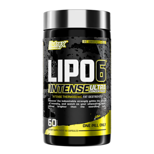LIPO 6 BLACK INTENSE | 60 Cápsulas | Termogénico y Energía